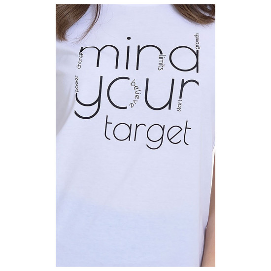 Target Γυναικεία κοντομάνικη μπλούζα T-Shirt Single Jersey "Mind"